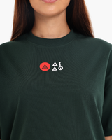 Unisex Oversized Tees Green