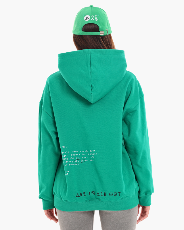 OVERSIZED UNISEX HOODIES - JADE GREEN