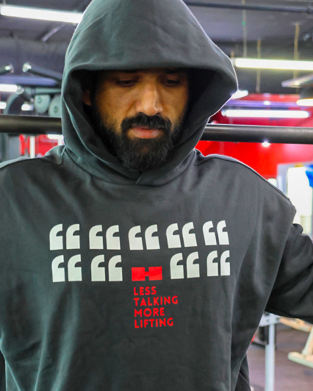GRIND MODE OVERSIZED UNISEX HOODIES - CHARCOAL