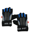 Unisex fitness gloves, Blue