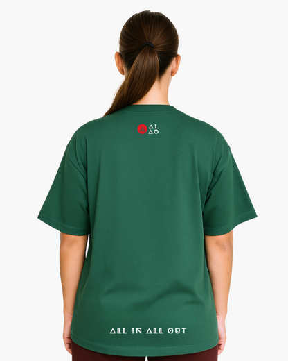 Oversized Green unisex t-shirt