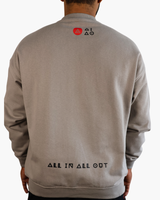 Oversized Unisex Sweatshirt Grey