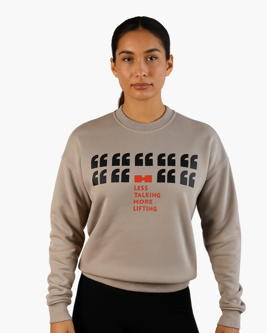 Oversized Unisex Sweatshirt Grey