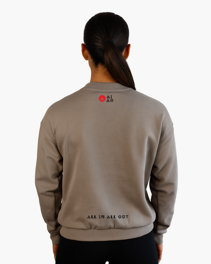 Oversized Unisex Sweatshirt Grey