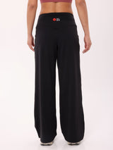 COMFORT WIDE PANTS - BLACK