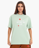 Oversized Unisex Tees Mint Green
