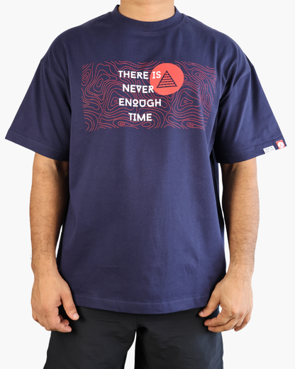 Oversized Navy Blue unisex t-shirt